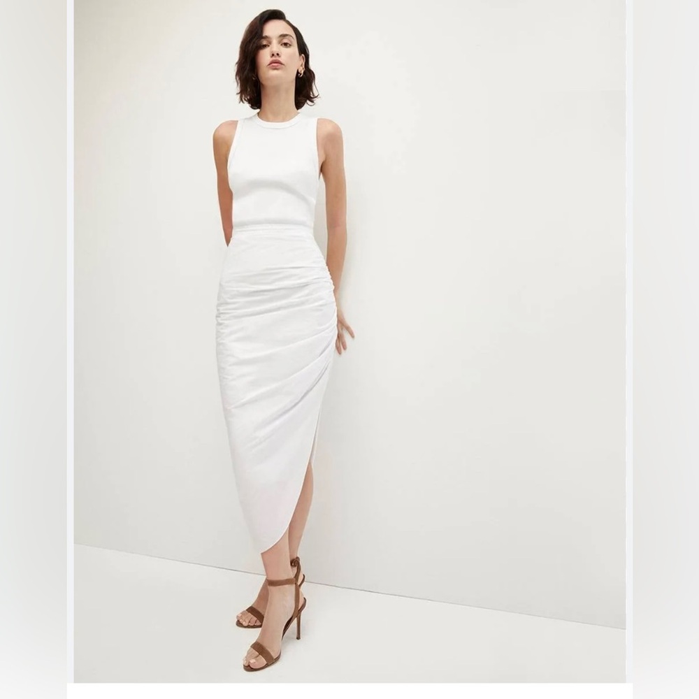 Veronica Beard Finca Mixed-Media Dress white medium - Picture 2 of 5